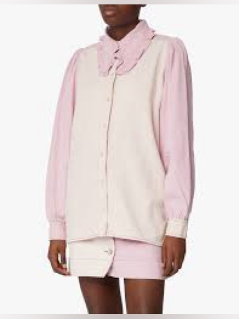 GANNI, the overdyed cutline drill shirt!